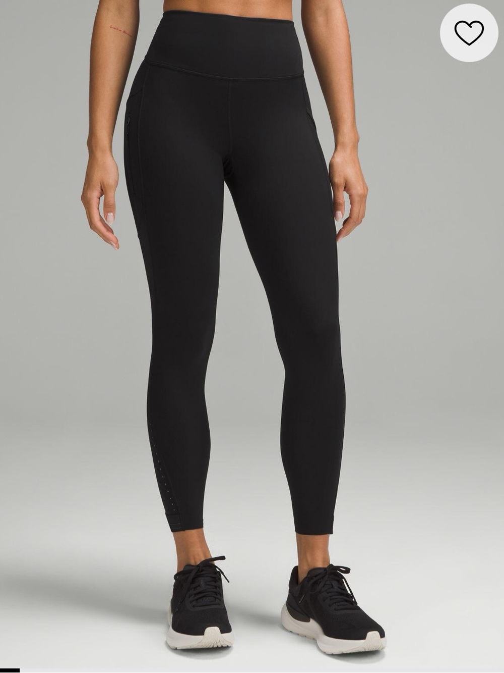 Lululemon Fast and Free High-Rise Tight 25" 3 Pockets *Glow size 10